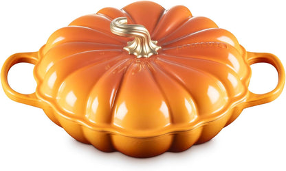 Le Creuset Enameled Cast Iron Signature Pumpkin Braiser, 2.75 Qt.,Persimmon1