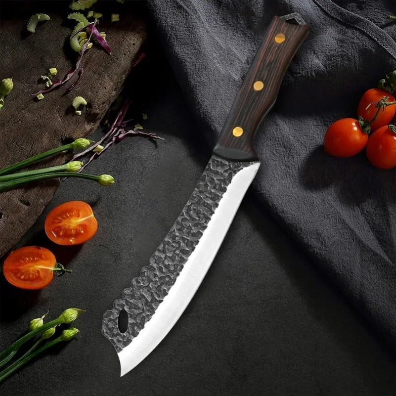 meat-cleaver-cleaver-knife-7-inch-handmade-kitchen-knives-chef-cooking-slicing-vegetable-butcher-knife-stainless-steel-blade-wood-handle-with-cover