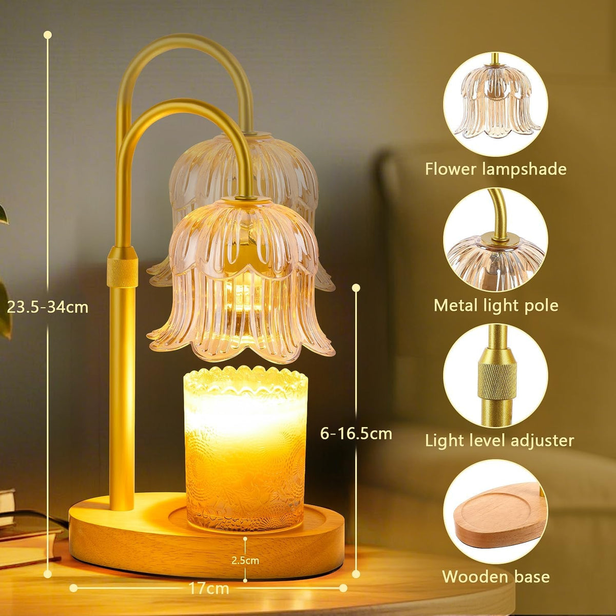 candle-warmer-lamp-electric-timer-flower-home-decor-women-birthday-gifts