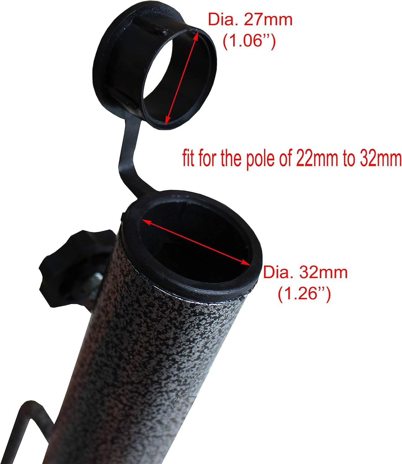 adjustable-portable-umbrella-base-upgraded-heavy-duty-metal-holder-stand-sand-grass-auger-for-flag-umbrella-fishing-rod-outdoor-park-patio-beach-ground-ideal-for-use-in-soil-grass