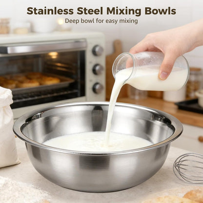 4 Pcs Stainless Steel Mixing Bowls, Extra Large Metal Mixing Bowls2