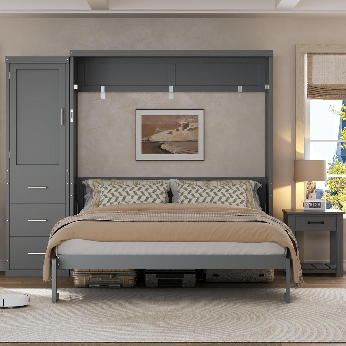 queen-murphy-bed-with-storage-drawers-and-wardrobe-solid-wood-farmhouse-horizontal-murphy-wall-bed-cabinet-with-drawers-for-bedroom-office-guest-room-foldable-queen-gray