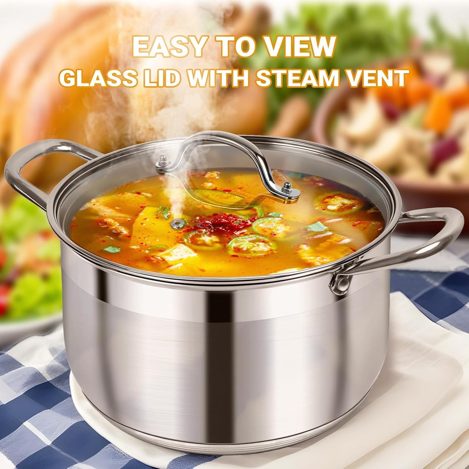 8-quart-stainless-steel-induction-stock-pot-with-visible-lid-heavy-duty-even-heat-thick-nonstick-base-deep-cookware-for-soup-pasta-spaghetti-ideal-for-canning-boiling-simmering