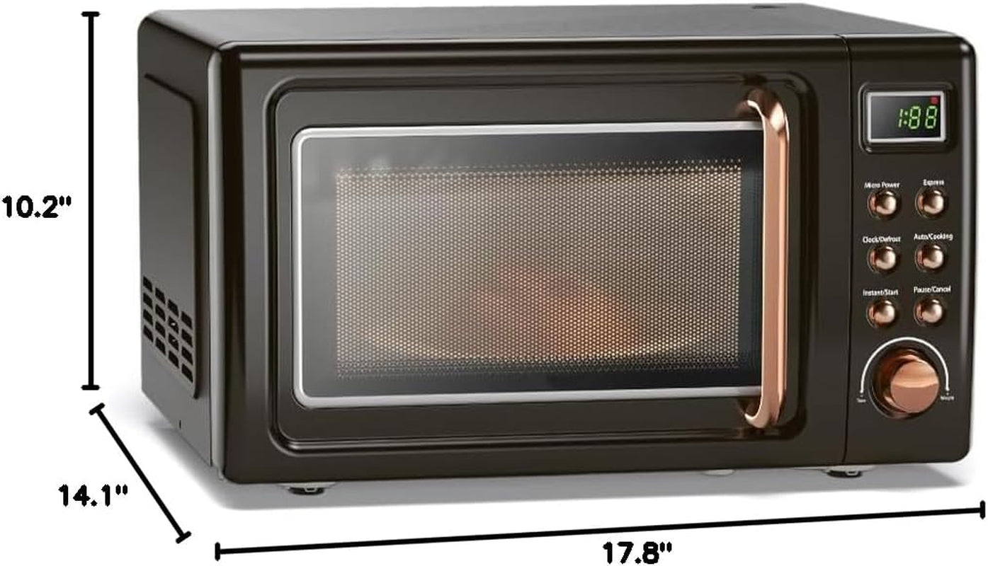 retro-microwave-0-7cu-ft-700-watt-countertop-microwave-5-micro-power-defrost-auto-cooking-function-led-display-child-lock-small-microwave-for-kitchen-rv-dorm-golden