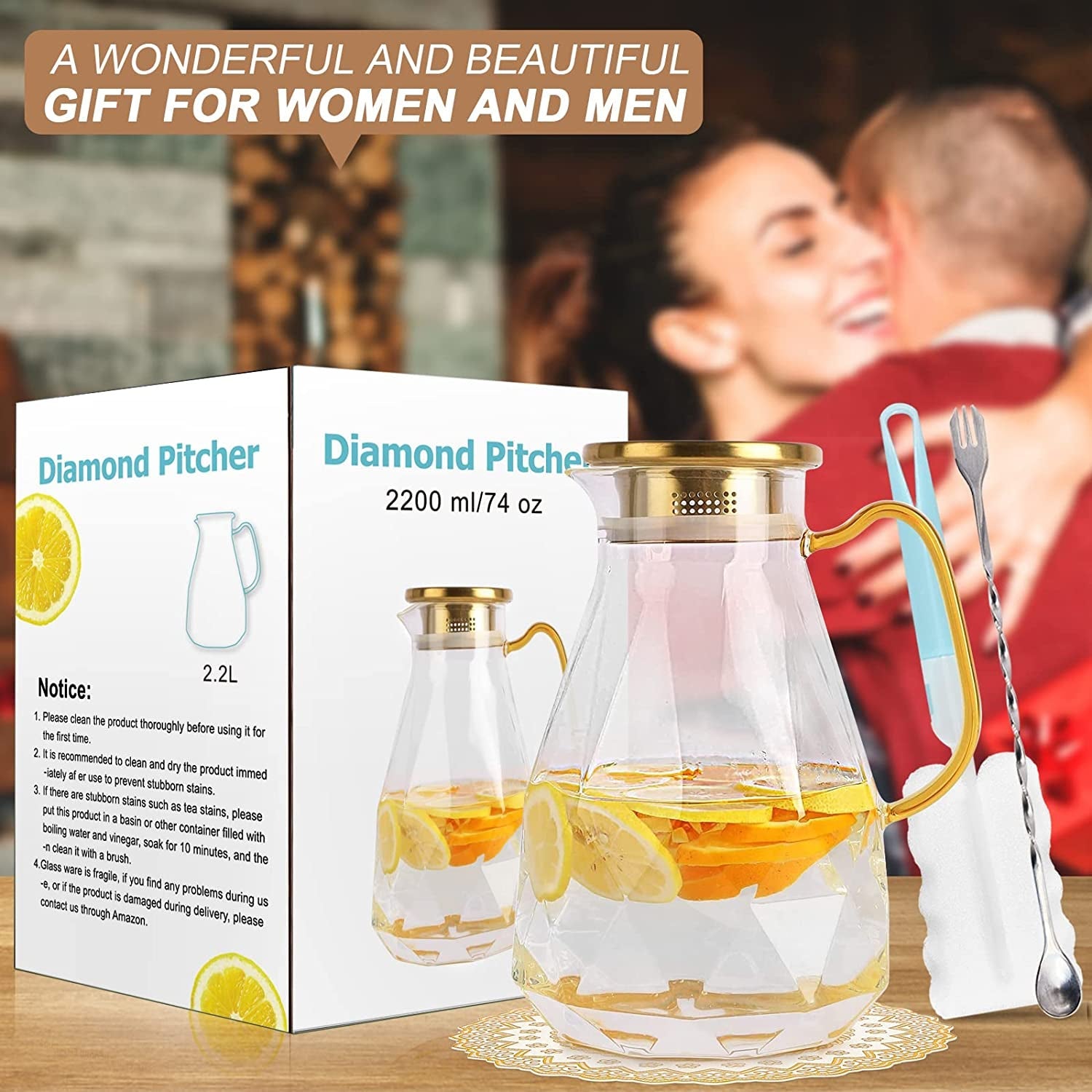 glass-pitcher-2-2-liter-water-pitcher-with-lid-iced-tea-pitcher-for-fridge-carafe-with-lid-glass-water-jug-for-juice-milk-cold-or-hot-beverages-2-quart