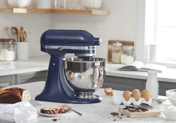 Kitchenaid Artisan, 5-Qt Tilt Head Stand Mixer, KSM150PS, Ink Blue | Includes Pouring Shield for Mess-Free Mixing, 10 Speed Settings, Easily Add Ingredients with the Tilt-Head Design4