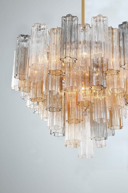 Addis 12 Light Aged Brass Chandelier5