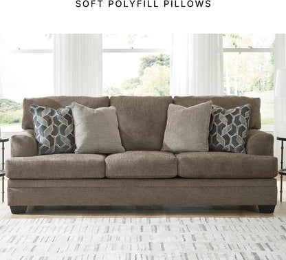 Signature Design by Ashley Stonemeade 3 Seat Chenille Sofa, Nutmeg11