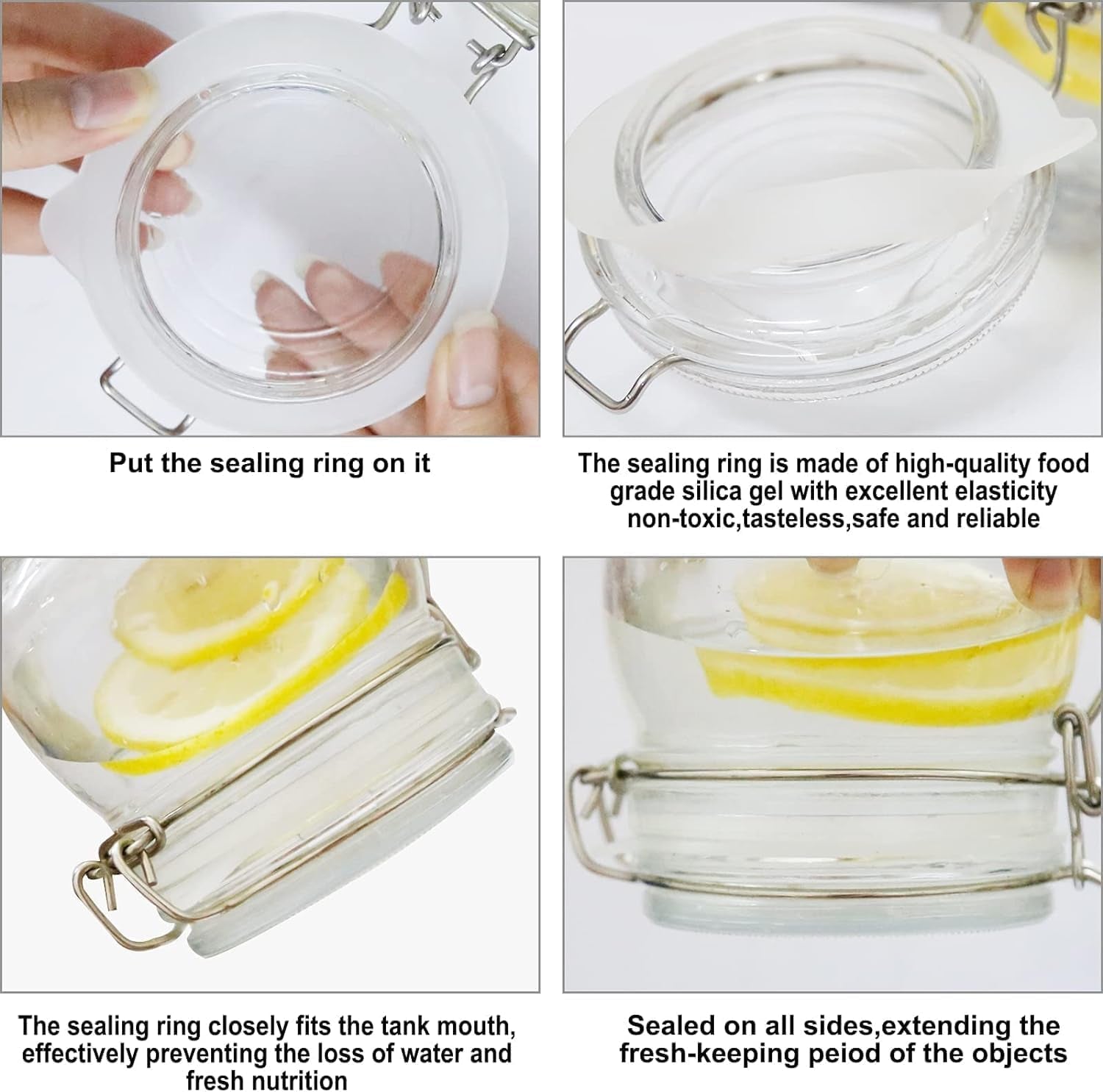 3-75-inches-diameter-rubber-seals-for-glass-jars-6-pcs-food-grade-airtight-replacemen-silicone-jar-gaskets-leakproof-gasket-sealing-rings-for-canning-mason-jars-fits-most-sizes-white-and-orange