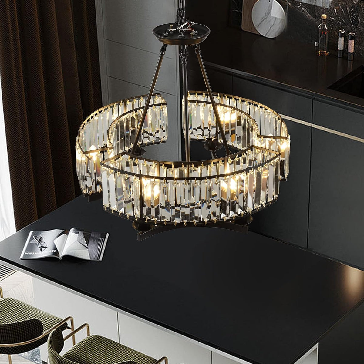 vintage-crystal-chandelier-black-hanging-light-fixture-24in-6-lights