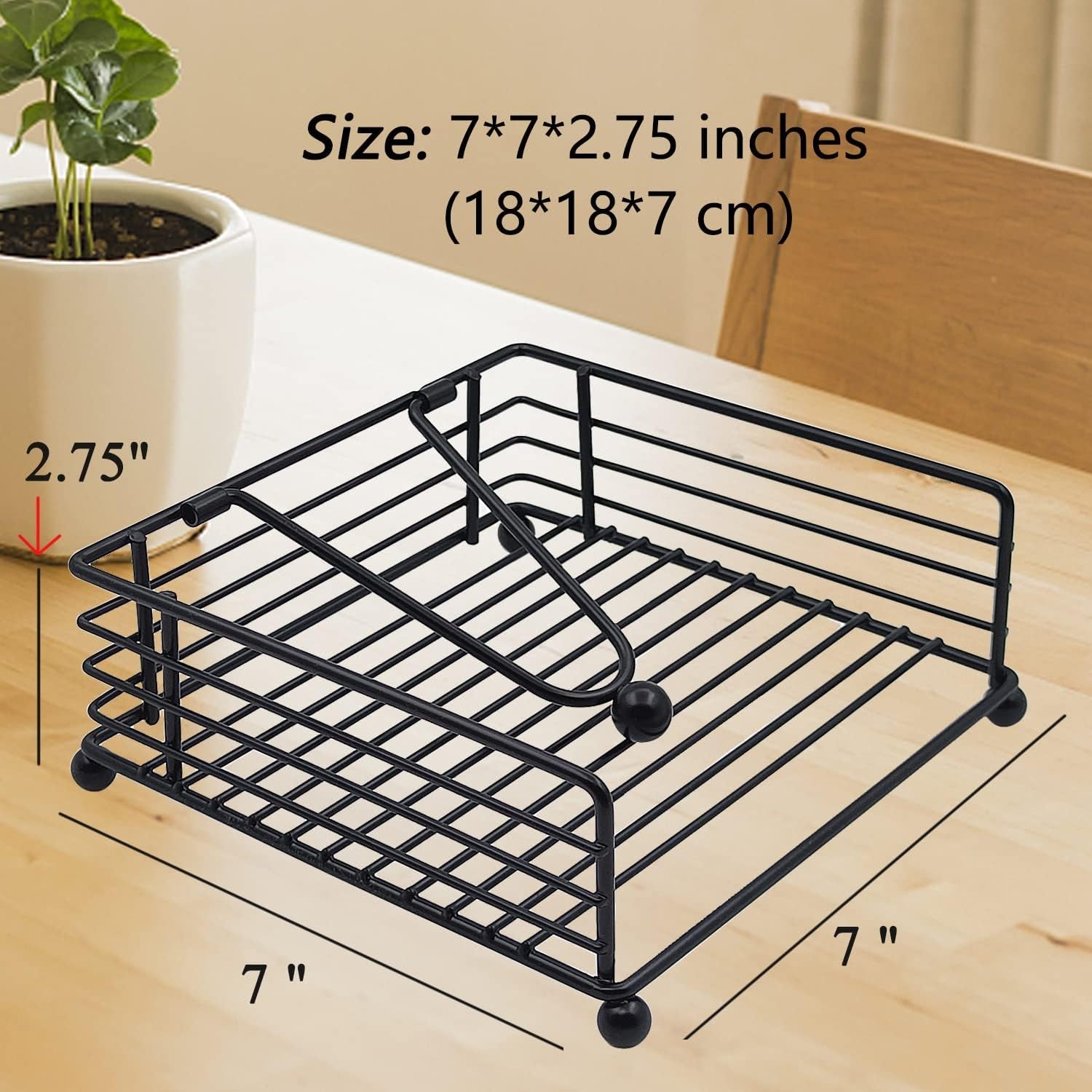 napkin-holder-for-table-flat-napkin-dispenser-with-weighted-arm-square-cocktail-paper-holder-of-elegant-rustic-iron-for-kitchen-dining-room-decor-restaurant-farmhouse-hotel-party-black