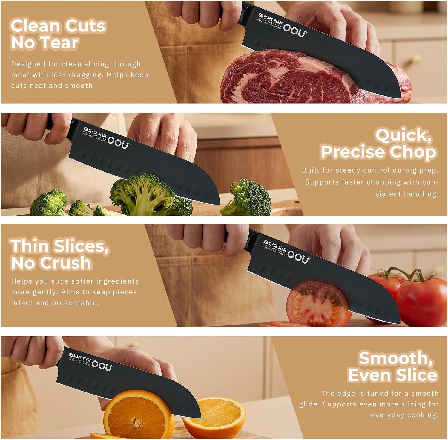 ®-black-blade-7-inch-santoku-knife-with-agshield™-cerablack™-technology-rust-resistant-easy-clean-finish-japanese-style-hollow-edge-for-dicing-mincing