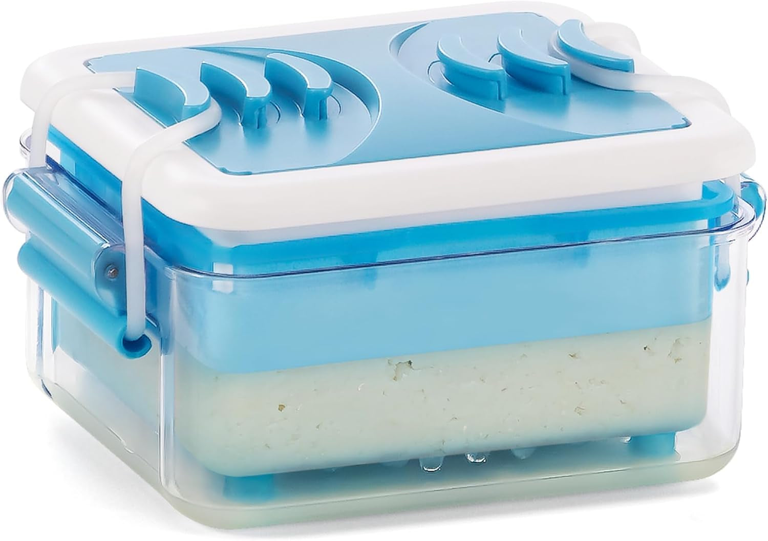 tofu-press-with-3-pressure-levels-dishwasher-safe-pressing-out-water-from-tofu-paneer-cheese-in-20mins-no-crack-mess-free-hands-free-time-saver-easy-cleanup-space-saving