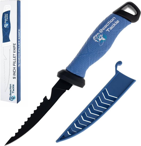 Fishing Knife, High Performance Stainless Steel Blade with Non-Slip Grip Handle and Protective Sheath for Freshwater and Saltwater Fishing, 5 Inch Bait Knife1