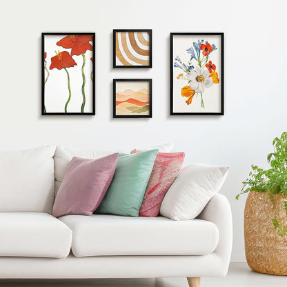 11X17 Picture Frame 2 Pack, Display Pictures 11 X 17 Poster Frame, 11X17 Black Photo Frame with HD Plexiglass, Display Frame for Vertical or Horizontal, Classic Collection6