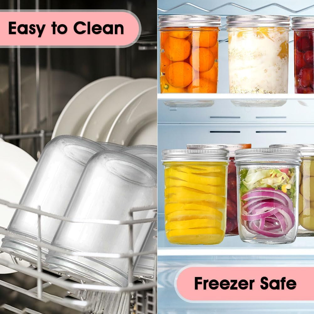 2-pack-wide-mouth-mason-jars-16oz-airtight-glass-canning-jars-for-food-storage-meal-prep-overnight-oats-pickling-salad-wedding-favors-leak-proof-lids