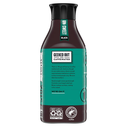 Bold & Smooth Black Unsweetened Cold Brew Coffee, Ready to Drink Bottled Coffee, 48 Fl Oz​11