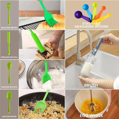 12-Piece Mixing Bowls Set, 6 Bowls with Clear Lids, Microwave Safe7