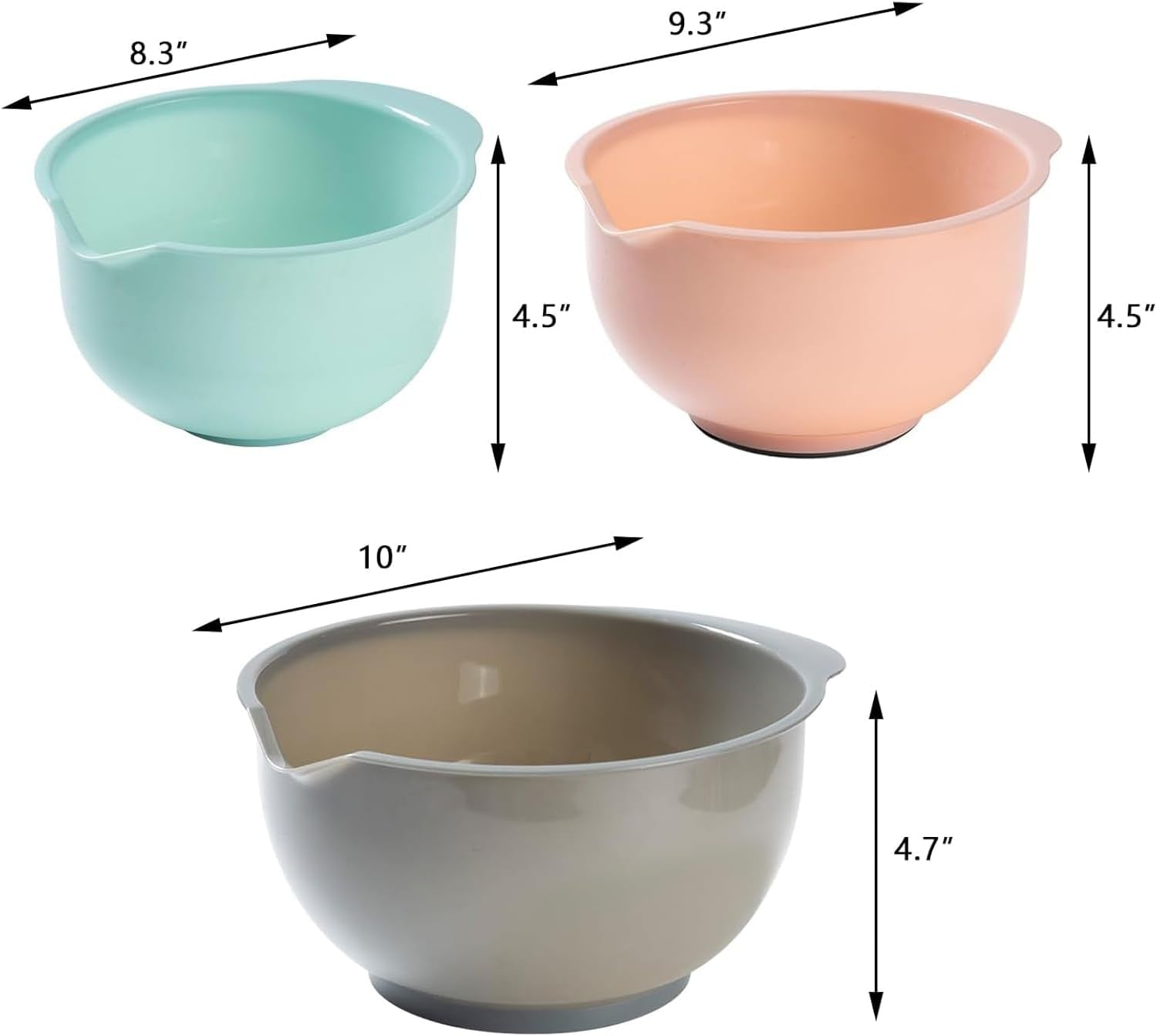 nesting-plastic-mixing-bowls-set-of-3-1-5-quart-2-quart-2-5quart-nesting-bowls-with-non-slip-base-and-easy-pour-spout-dishwasher-safe-green-pink-grey
