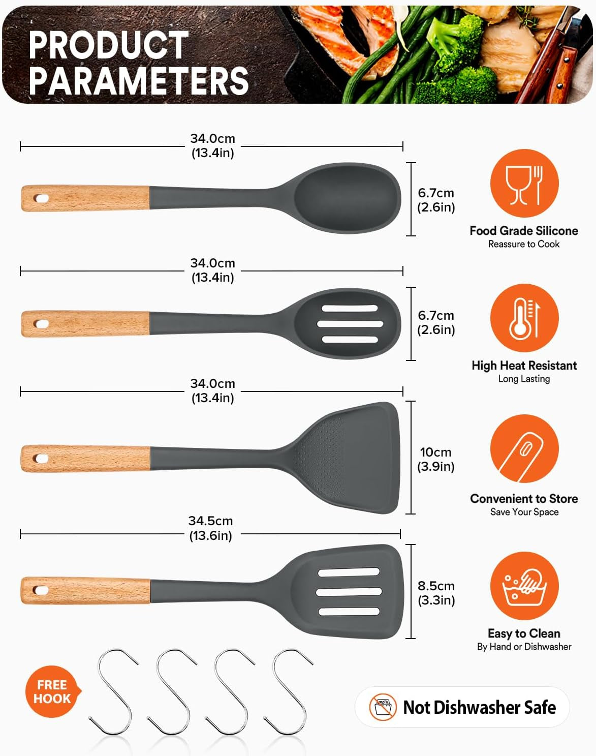 silicone-cooking-utensils-set-safe-for-nonstick-cookwares-grey
