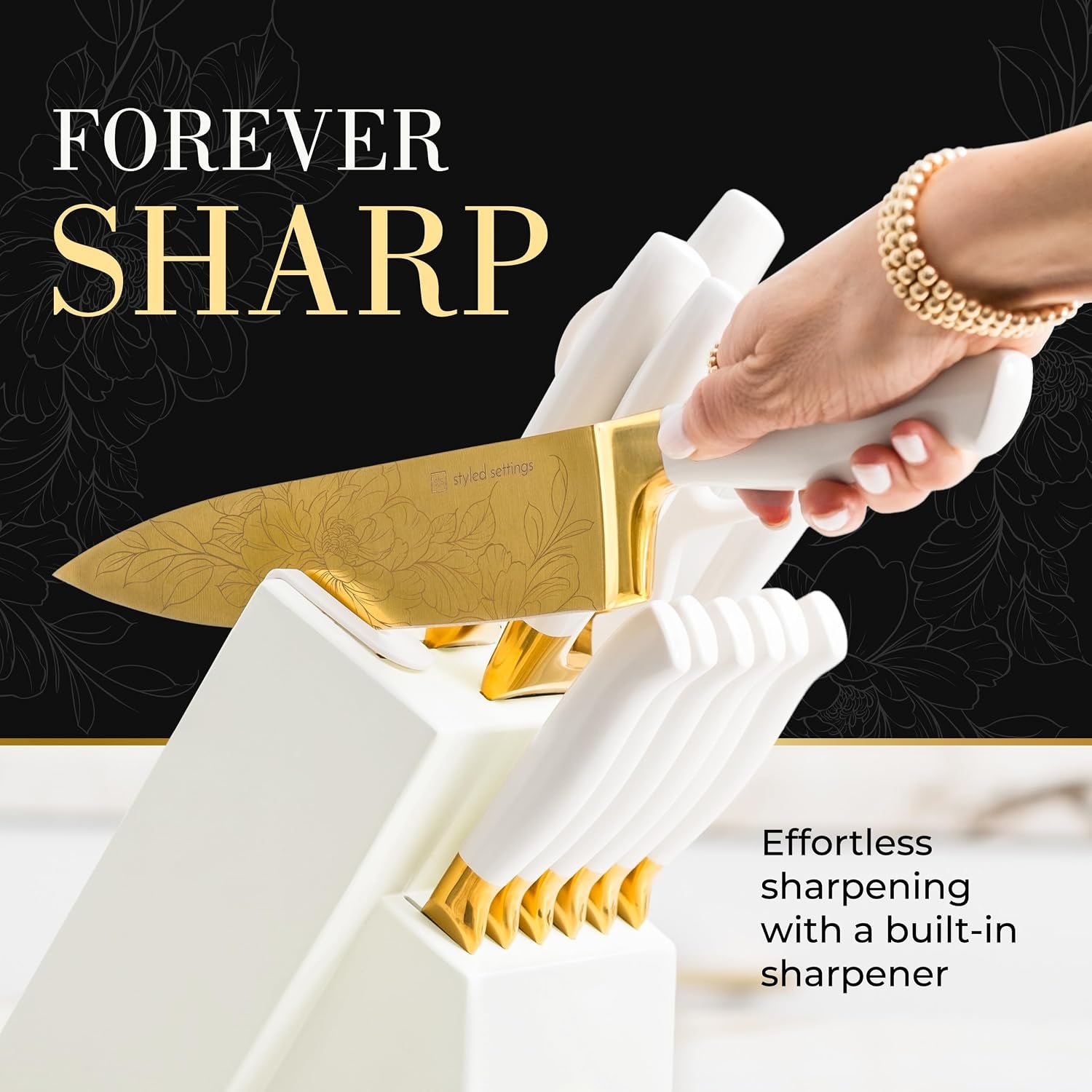 white-and-gold-knife-set-with-elegant-floral-pattern-14-pc-golden-titanium-coated-stainless-steel-gold-knives-with-block-ultra-sharp-durable-kitchen-knife-block-set
