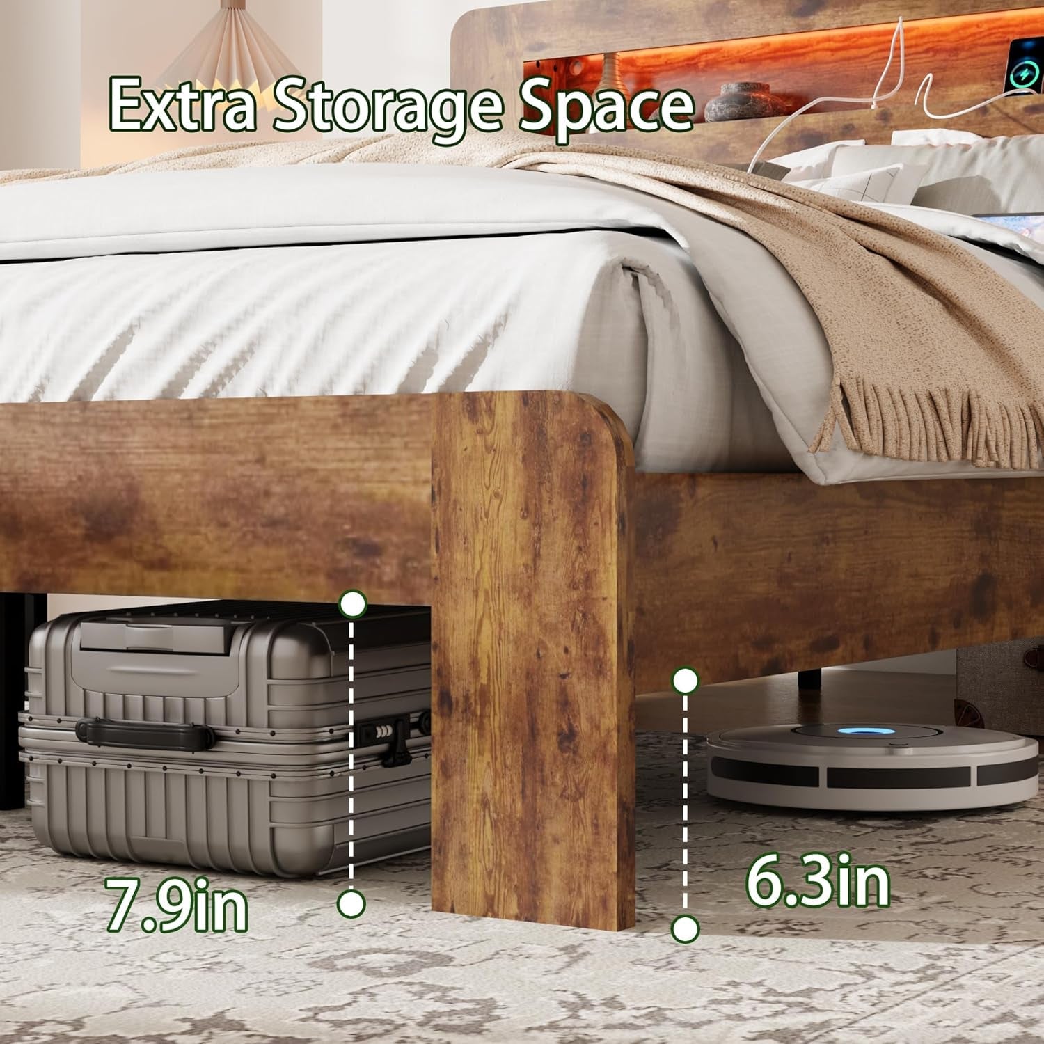 king-bed-frame-wood-platform-with-storage-headboard-led-usb-no-box-spring