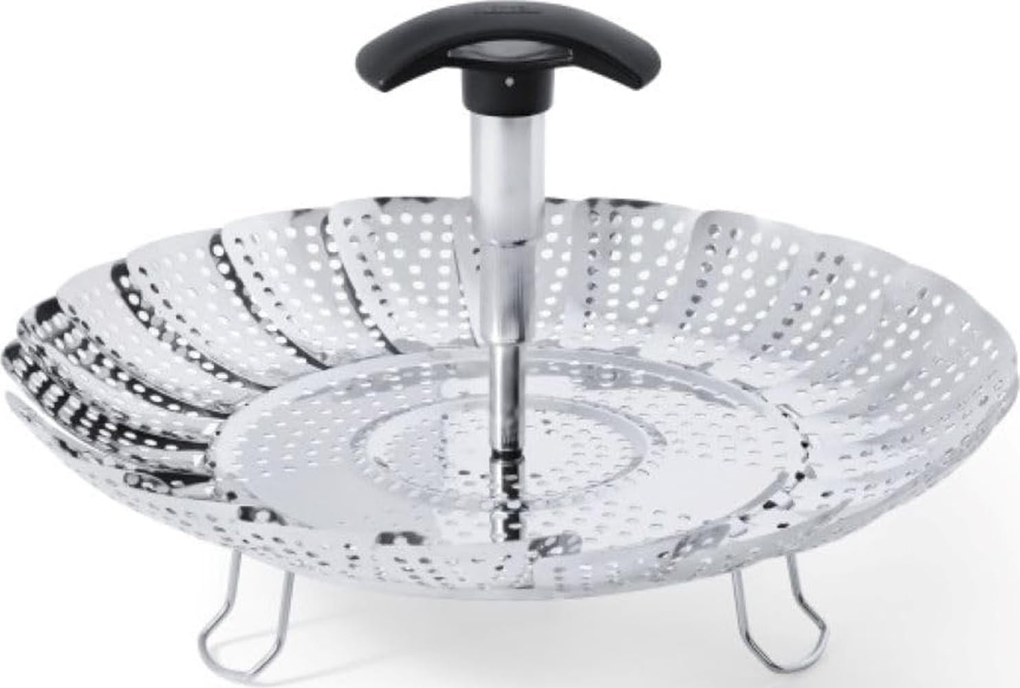 oxo-good-grips-steamer-basket-stainless-steel-8-inch-diameter-collapsible-vegetable-steamer-insert-adjustable-handle-fits-multiple-pot-sizes-dishwasher-safe
