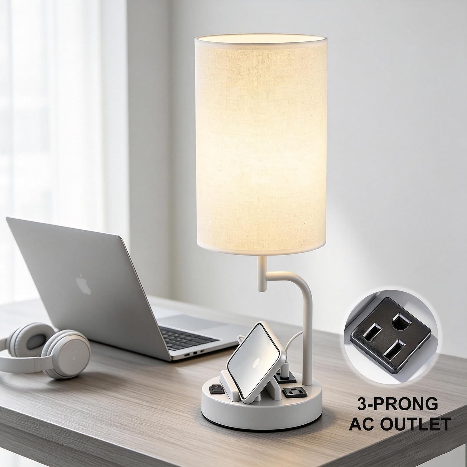 2-pack-table-lamp-bedside-lamp-with-3-usb-charging-ports-ac-outlet-usb-desk-lamp-with-2-phone-holders-linen-fabric-shade-nightstand-lamps-for-bedroom-living-room-office-gray