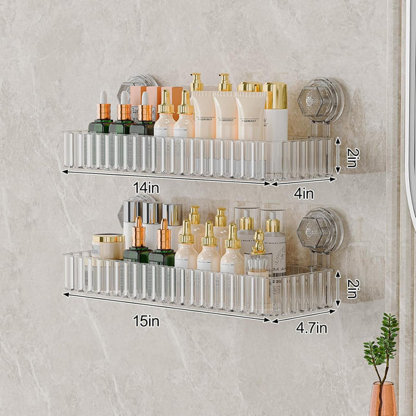 Adhesive Shower Caddy Suction Cup,Bathroom Organizers and Storage Shelves7