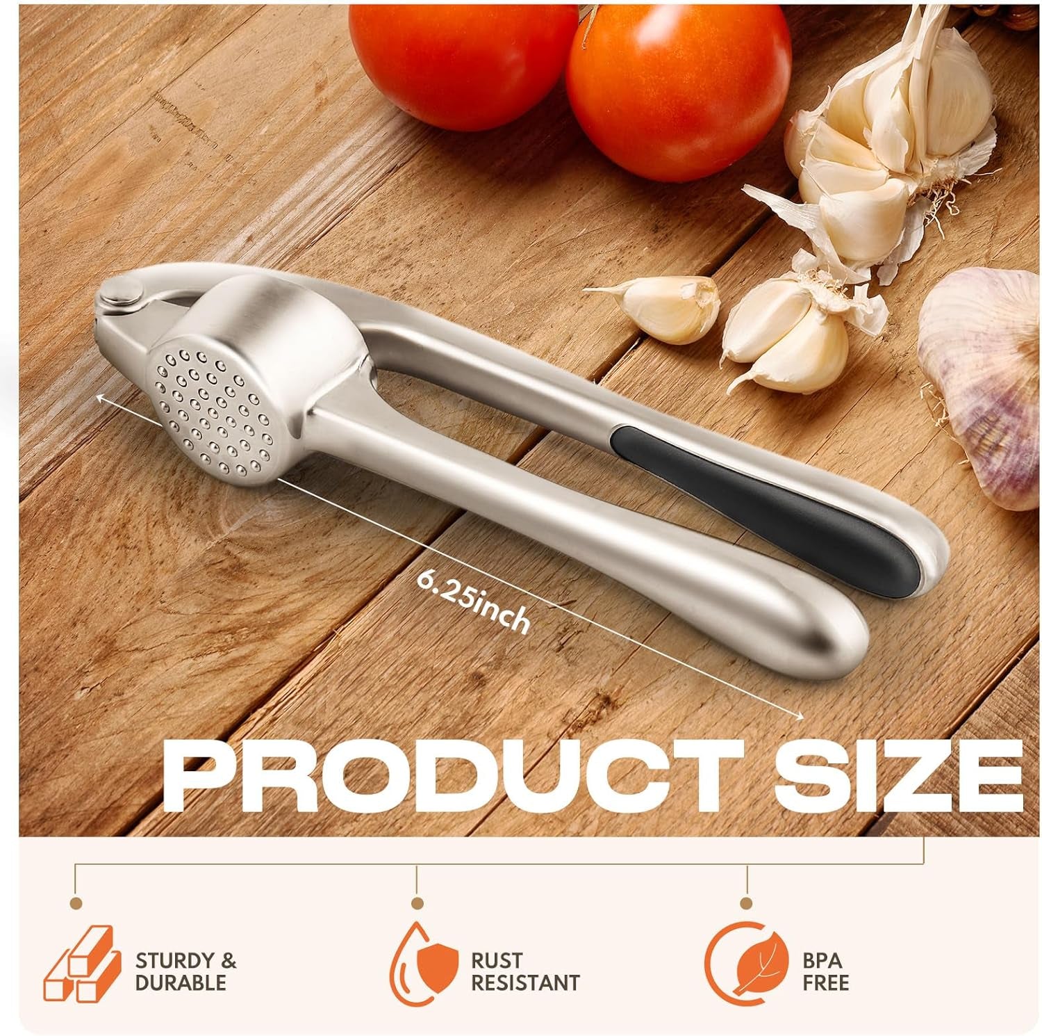 kitchen-garlic-press-rust-proof-dishwasher-safe-garlic-mincer-durable-garlic-crusher-set-with-peeler-brush-easy-to-clean-and-squeeze-matte