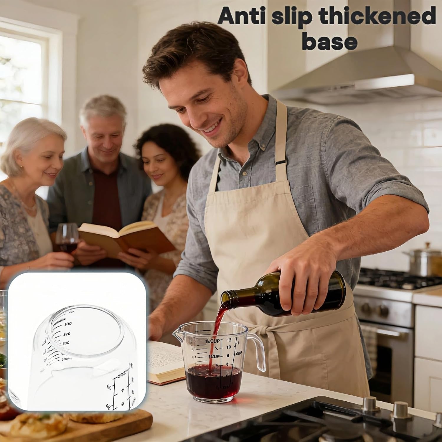 bpa-free-plastic-measuring-cup-300ml-1-cup-clear-with-dual-ml-cup-marks-heat-resistant-0-176-f-v-shaped-spout-for-drip-free-pouring-comfort-grip-handle-for-baking-cooking