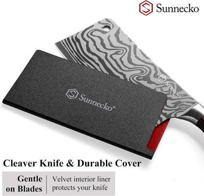 7” Cleaver Knife, Multipurpose Meat & Vegetable Chef Cleaver4