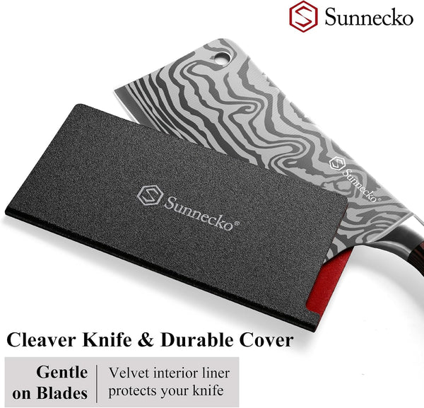 7” Cleaver Knife, Multipurpose Meat & Vegetable Chef Cleaver4