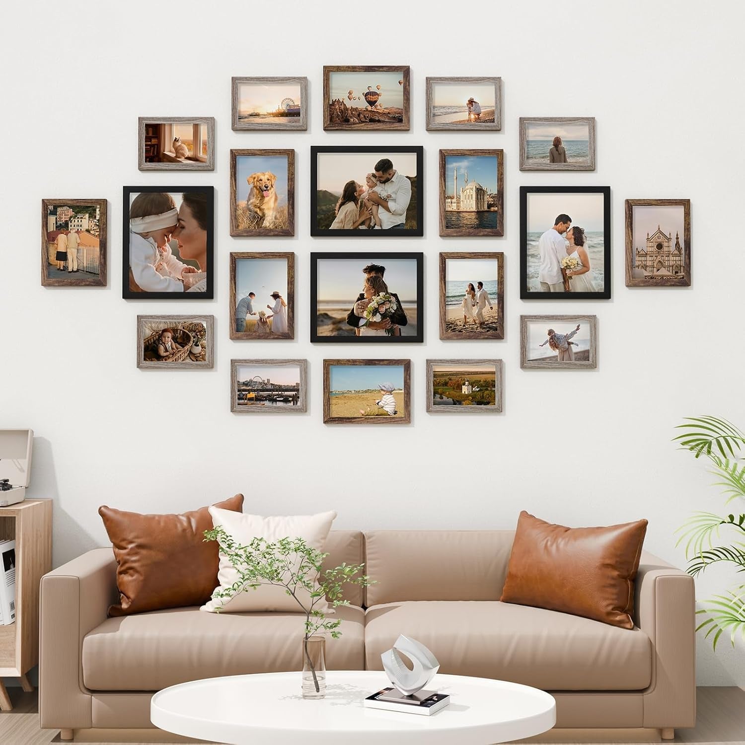 20-pack-picture-frames-collage-wall-decor-black-brown-dark-grey