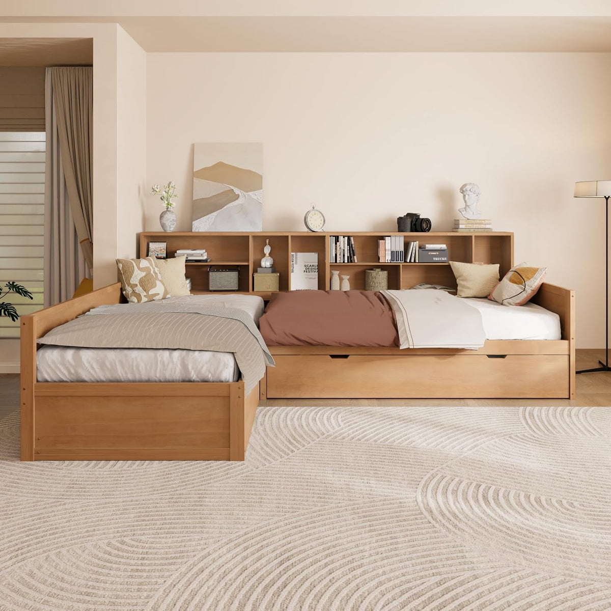 twin-wooden-l-shaped-daybed-with-trundle-and-storage-drawer-natural