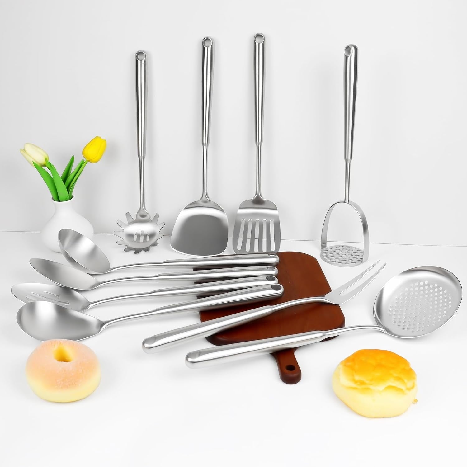 304-stainless-steel-cooking-utensils-set-10pcs-long-metal-kitchen-utensils-set-come-with-spoon-potato-press-spatula-ladle-skimmer-turner-pasta-server