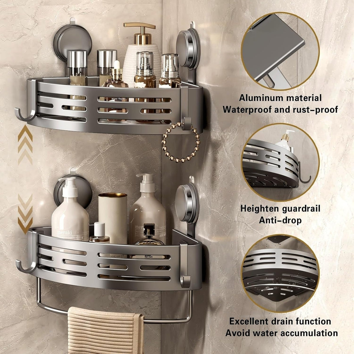 corner-shower-caddy-suction-cup-shower-shelf-corner-no-drilling-bathroom-shower-organizer-storage-rack-adhesive-with-towel-bar-hooks-2-pack-gray