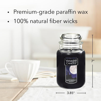 Midsummer'S Night Scented Classic Large Single Wick Jar Candle 22Oz with over 110 Hours of Burn Time Ideal for Dinner Parties Relaxing Saturdays and Special Occasions4