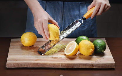 PRO Zester & Grater and Dual Julienne & Vegetable Peeler - Non-Slip Comfortable Handle - Amazing Tools for Making Delicious Salads and Veggie Noodles - 2 Item Bundle5