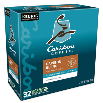 Caribou Blend, Keurig Single-Serve K-Cup Pods, Medium Roast Coffee, 32 Count(Pack of 1)13