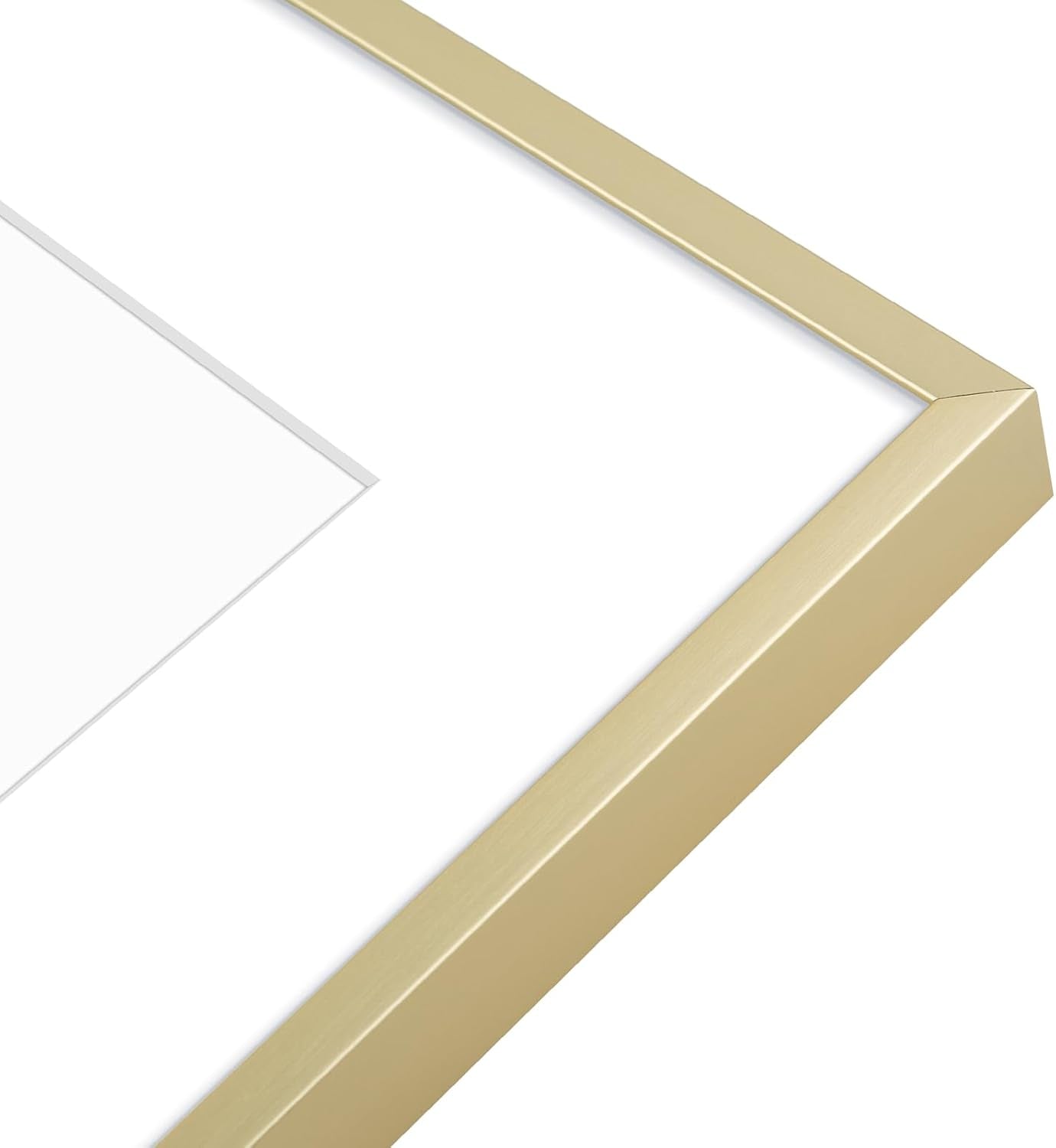 7-pack-gold-aluminum-frame-with-white-mat-real-glass