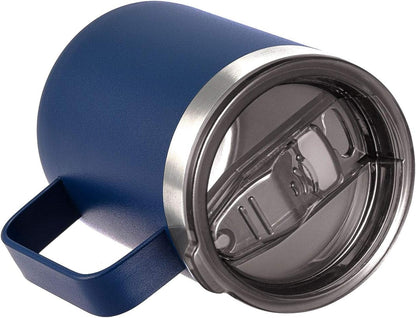 12 Oz Insulated Travel Coffee Mug with Handle, Navy3