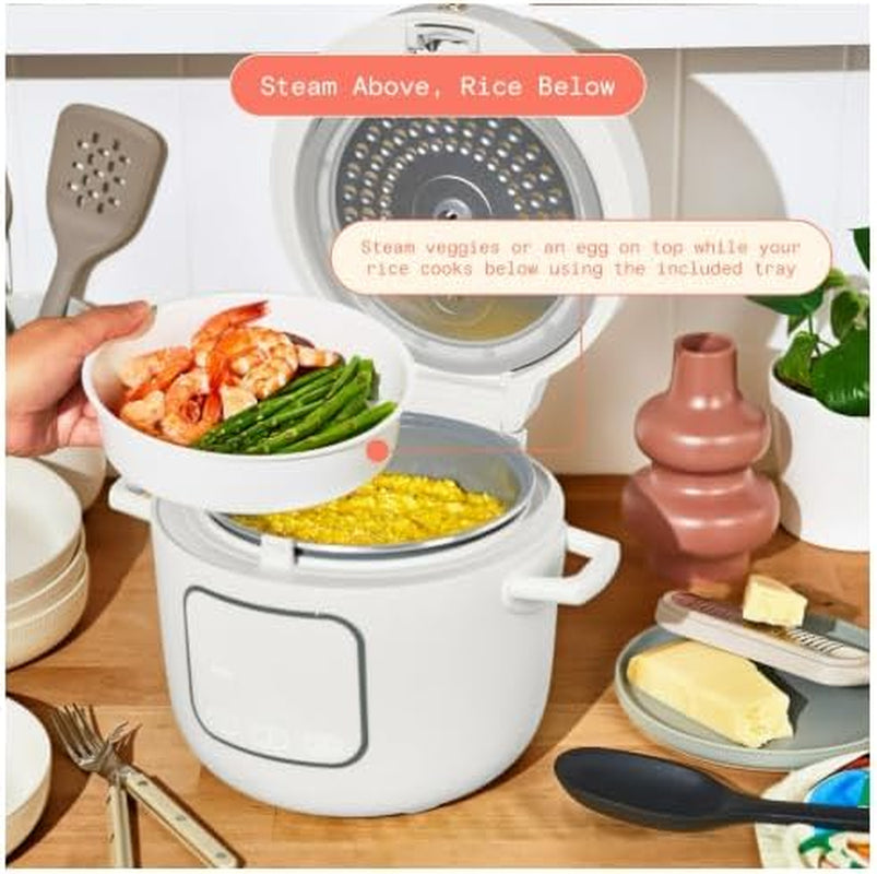 14-cup-cooked-electric-rice-grain-cooker-6-cup-uncooked-evergood™-ceramic-nonstick-coating-white-icing-by-drew-barry-more
