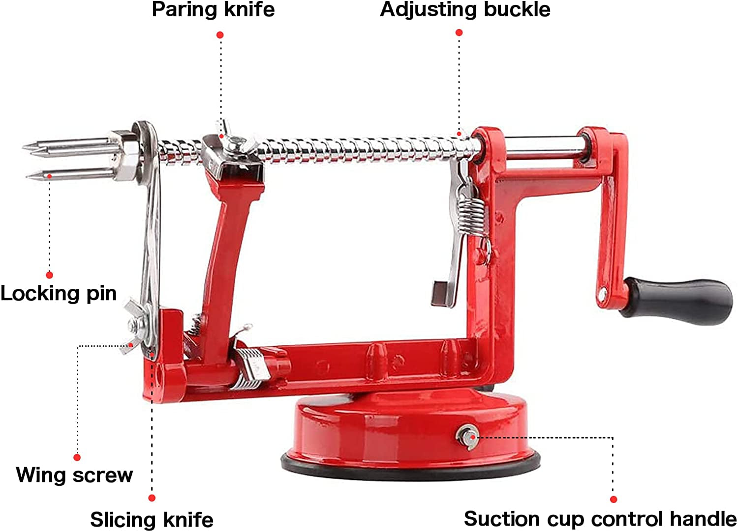 apple-peeler-corer-long-lasting-chrome-cast-magnesium-alloy-apple-peeler-slicer-corer-with-stainless-steel-blades-and-powerful-suction-base-for-apples-and-potatored