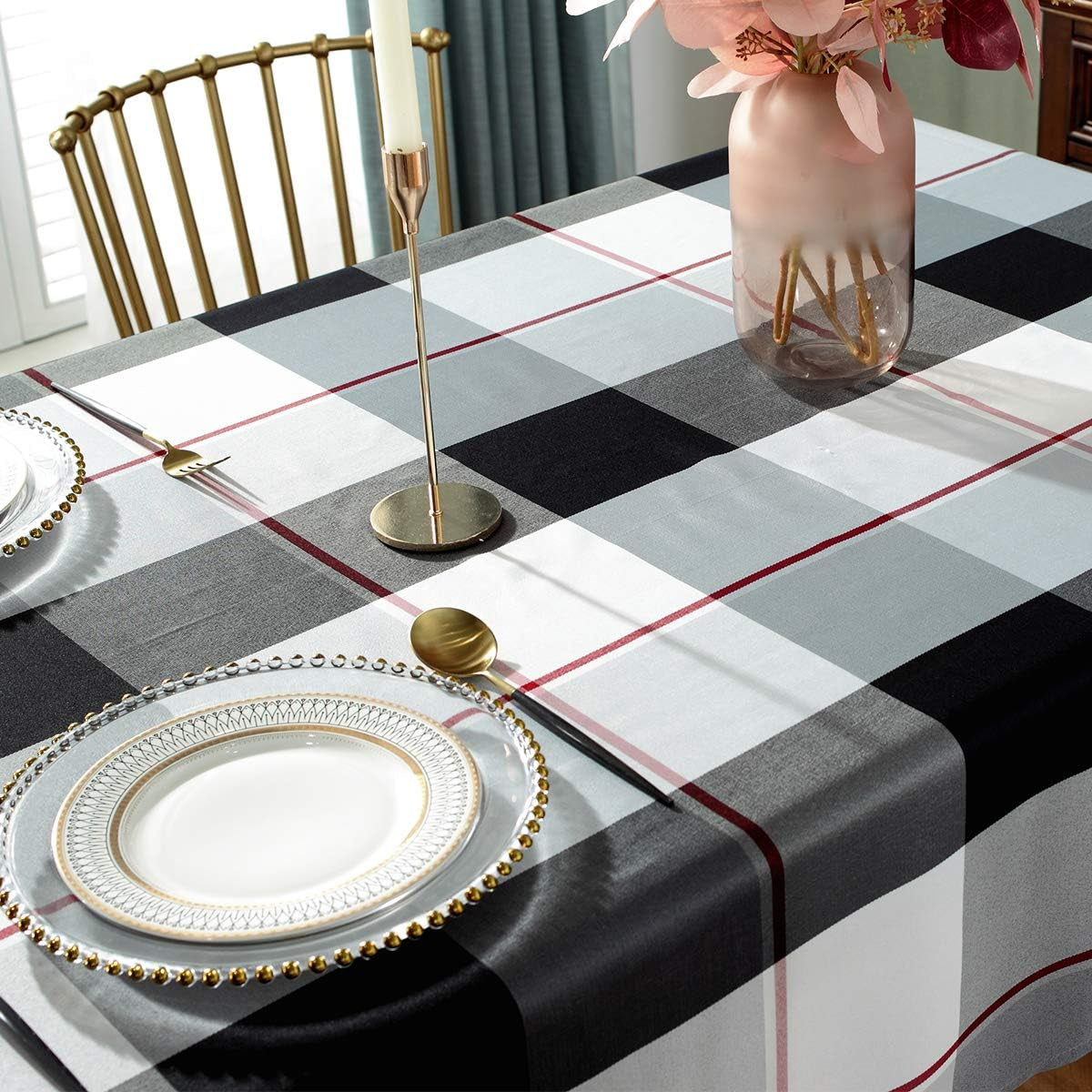 rectangle-tablecloth-60-x-84-checkered-table-cloth-grey