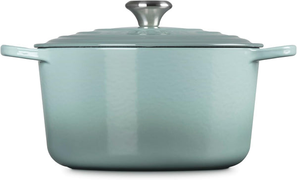 Le Creuset Enameled Cast Iron Signature Deep round Oven, 6.5 Qt., Sea Salt4