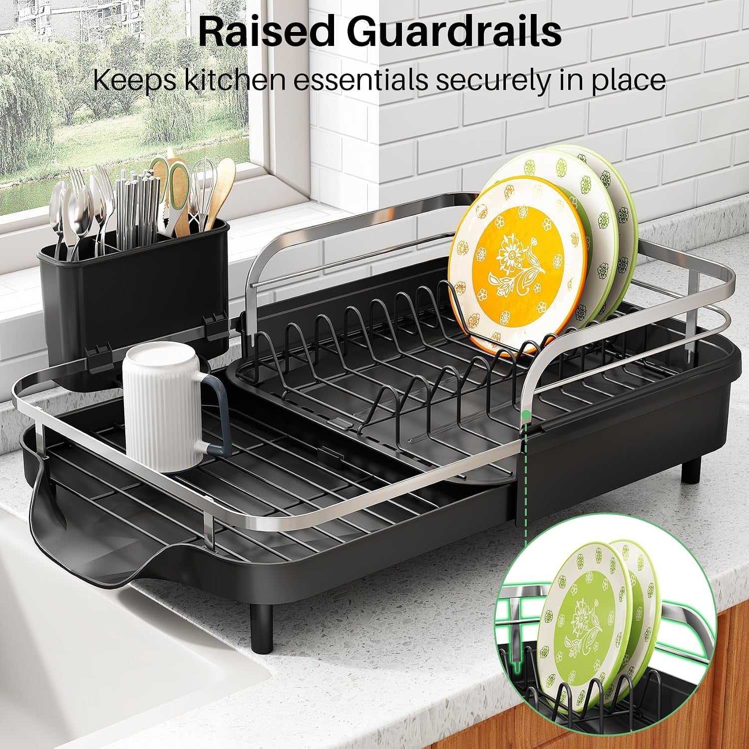 expandable-dish-drying-rack-for-small-kitchen-counter-black