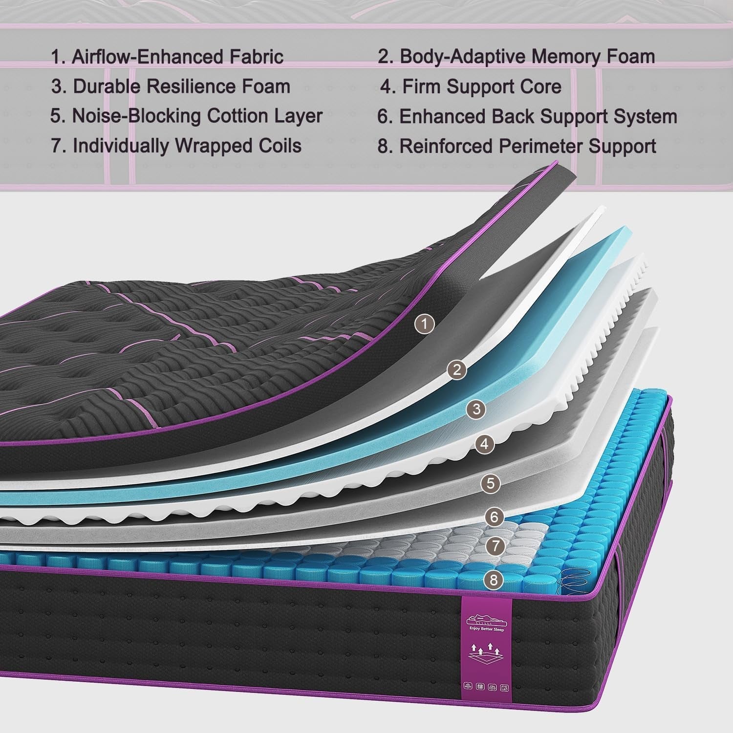 14-inch-queen-mattress-hybrid-cooling-gel-infused-for-pressure-relief-motion-isolation-breathable-cover-certipur-us-certified