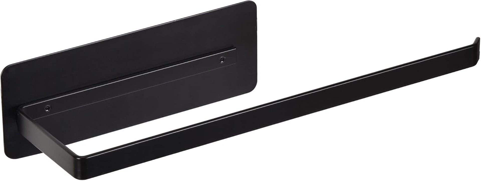 magnetic-paper-towel-holder-black-towel-bar-rack-for-refrigerator-bbq-grills-griddles-toolbox-rvs-tailgates-heavy-duty-strong-magnet-backing-12-l-x-3-h-fit-all-us-paper-roll
