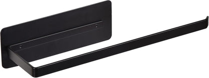 Magnetic Paper Towel Holder,Black Towel Bar Rack for Refrigerator BBQ Grills Griddles Toolbox Rvs Tailgates,Heavy Duty Strong Magnet Backing,12”(L) X 3”(H),Fit All US Paper Roll1